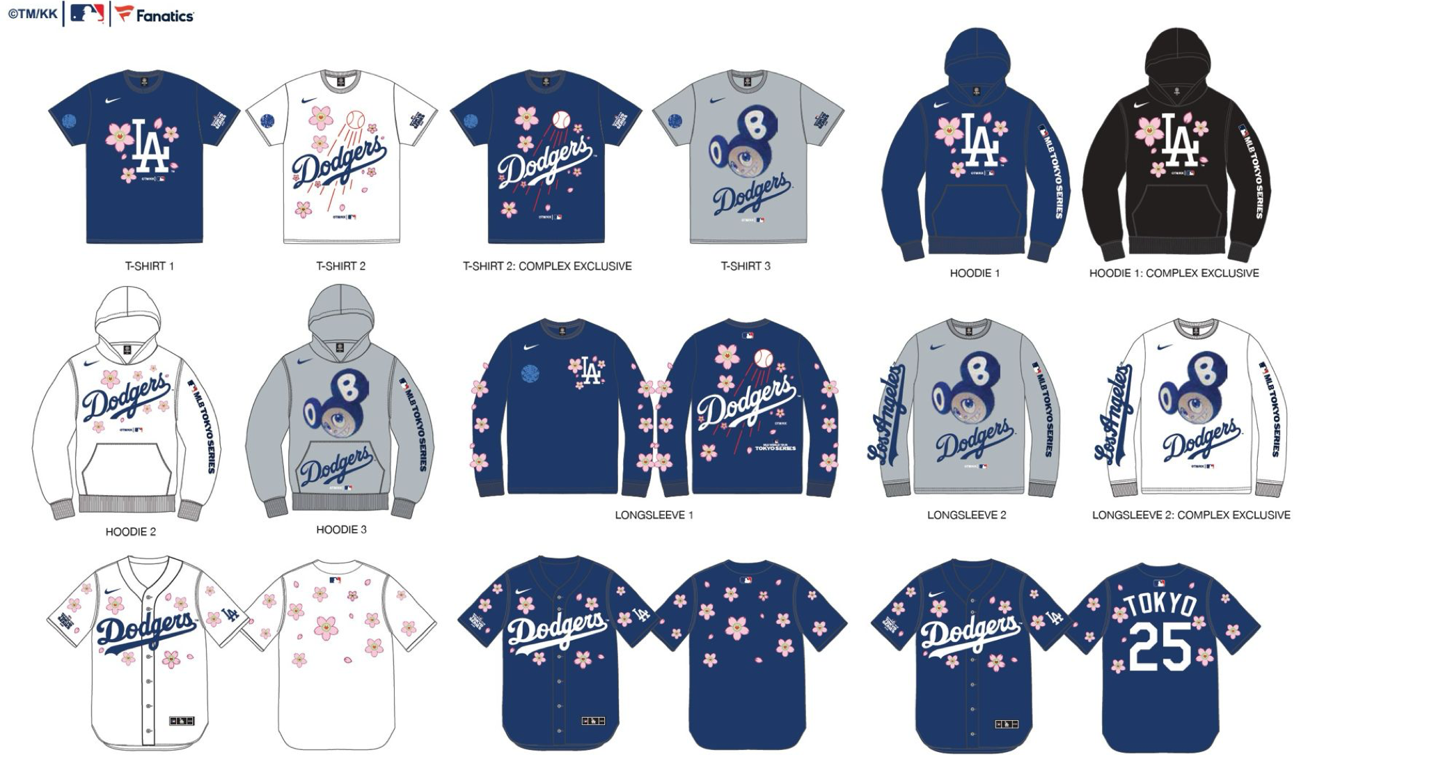 Source-composed field showing the collection's broad apparel assortment.