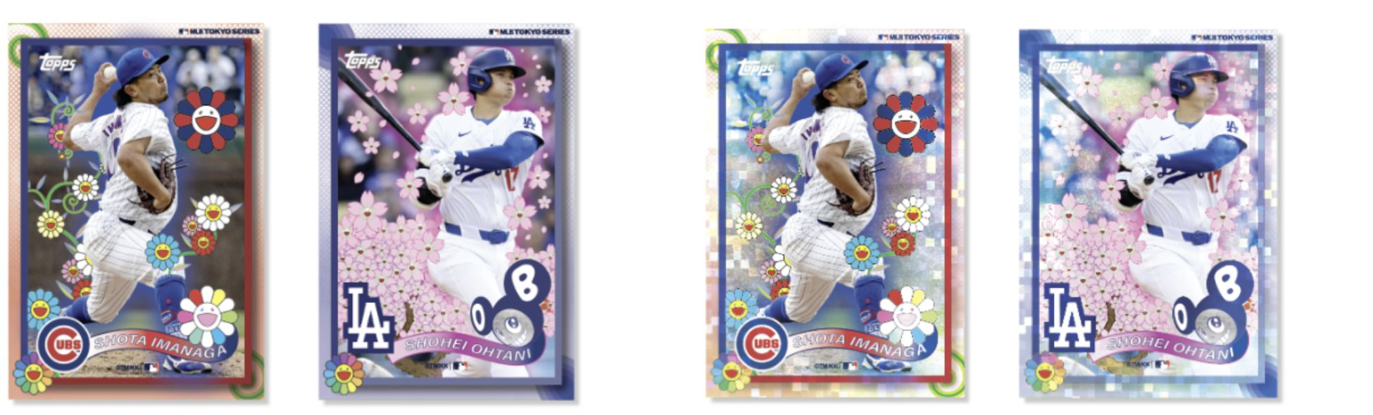Source-composed group of Topps Tokyo Series cards.