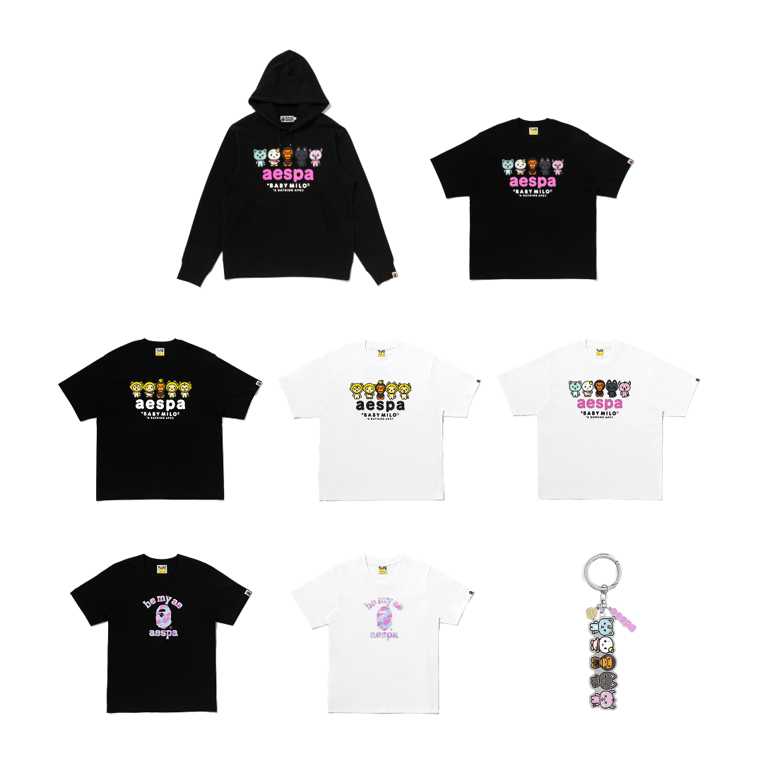 BAPE × aespa complete assortment