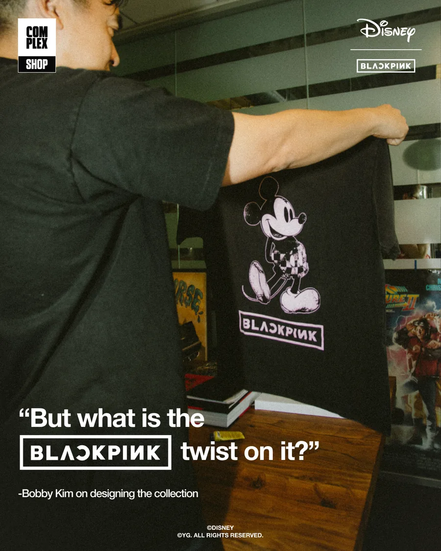 BLACKPINK × Disney palette-punk campaign creative